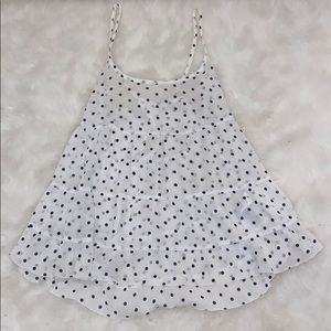 Abercrombie and Fitch flouncy polka dot top
